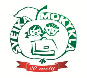 sveika mokykla logotipas 20metu